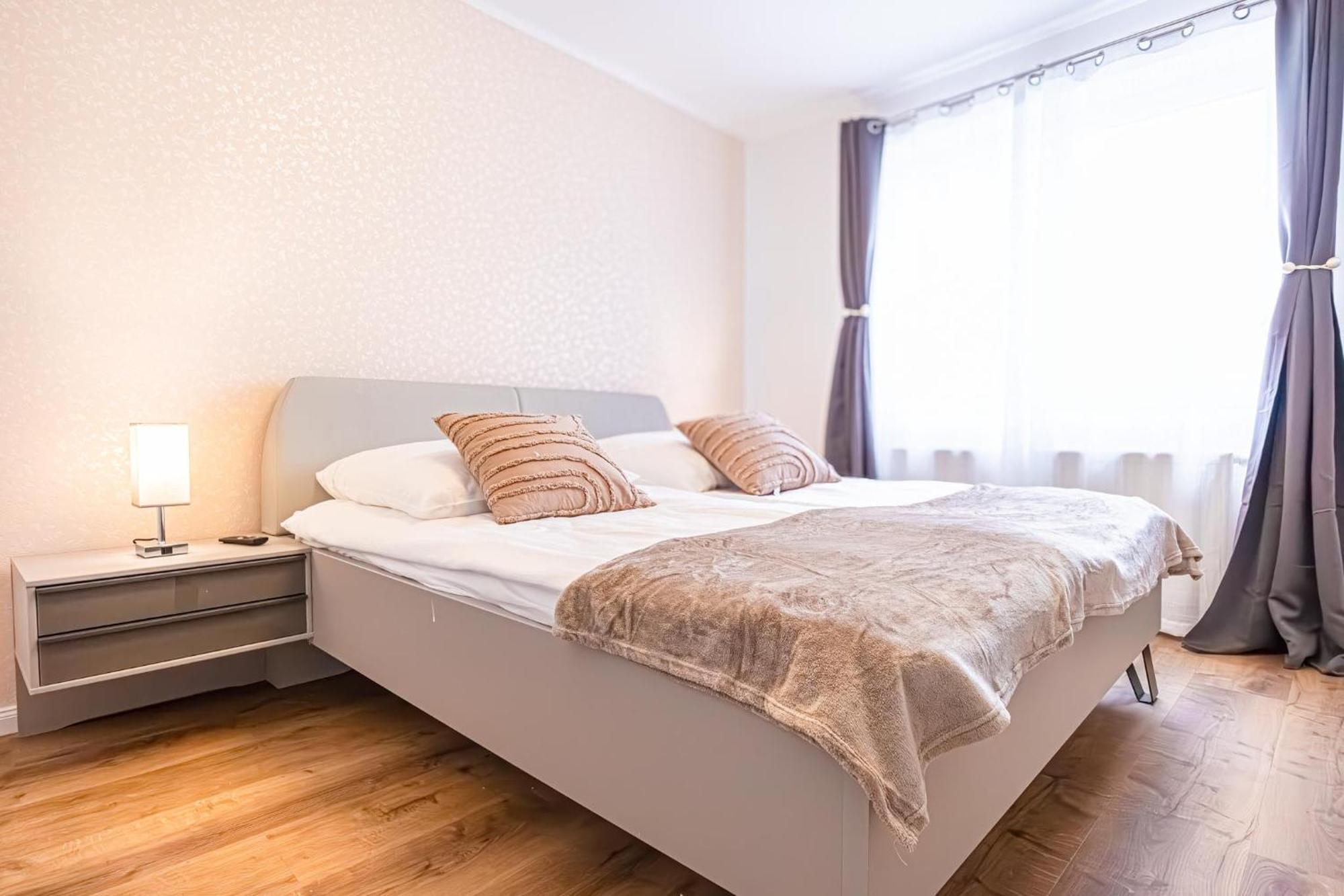 Charming 1Br And 1Lr Apt Modern Design Donaustadt Vídeň Exteriér fotografie