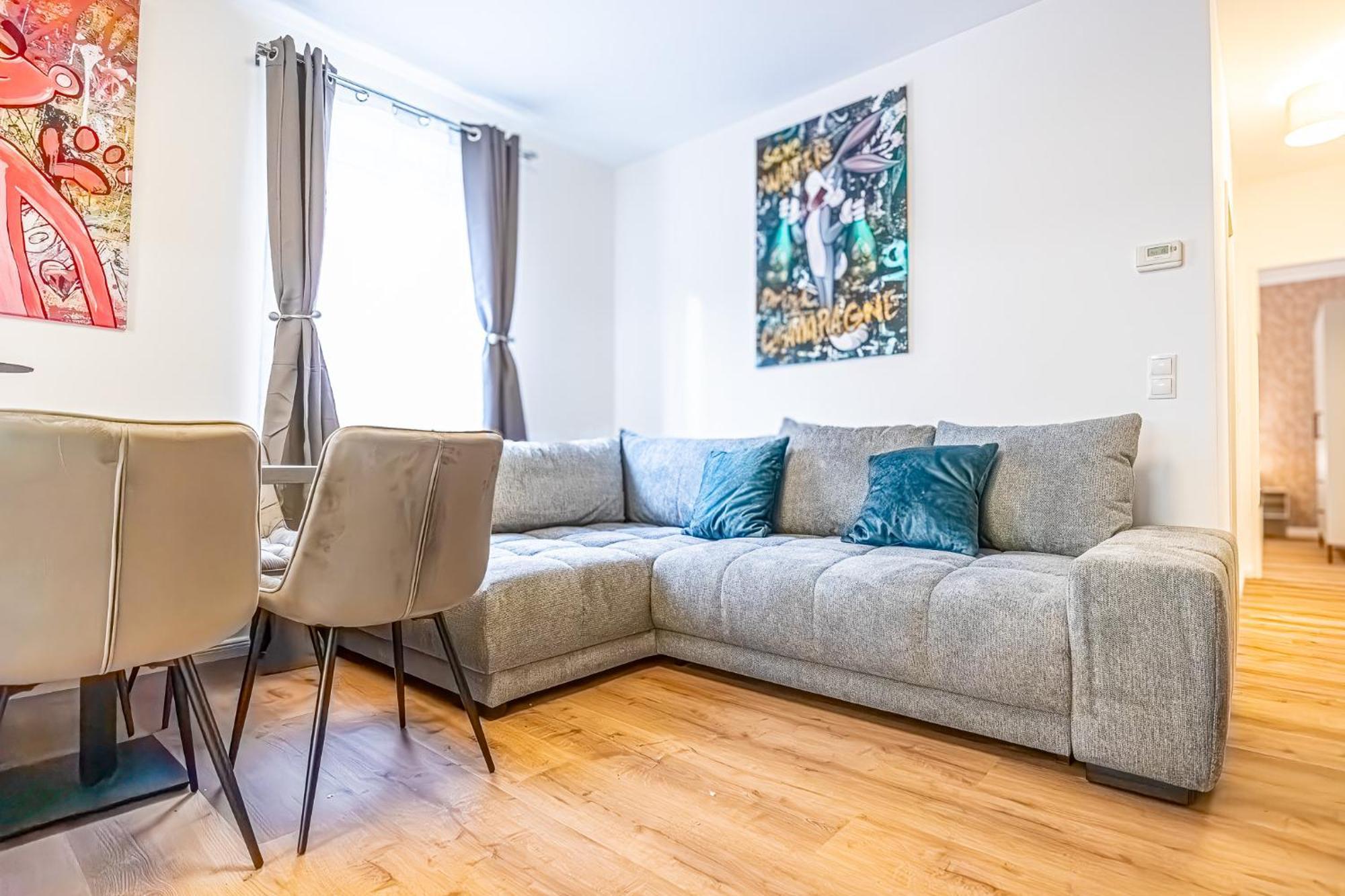 Charming 1Br And 1Lr Apt Modern Design Donaustadt Vídeň Exteriér fotografie