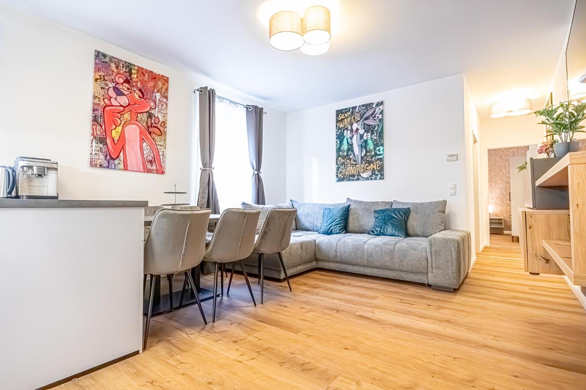 Charming 1Br And 1Lr Apt Modern Design Donaustadt Vídeň Exteriér fotografie