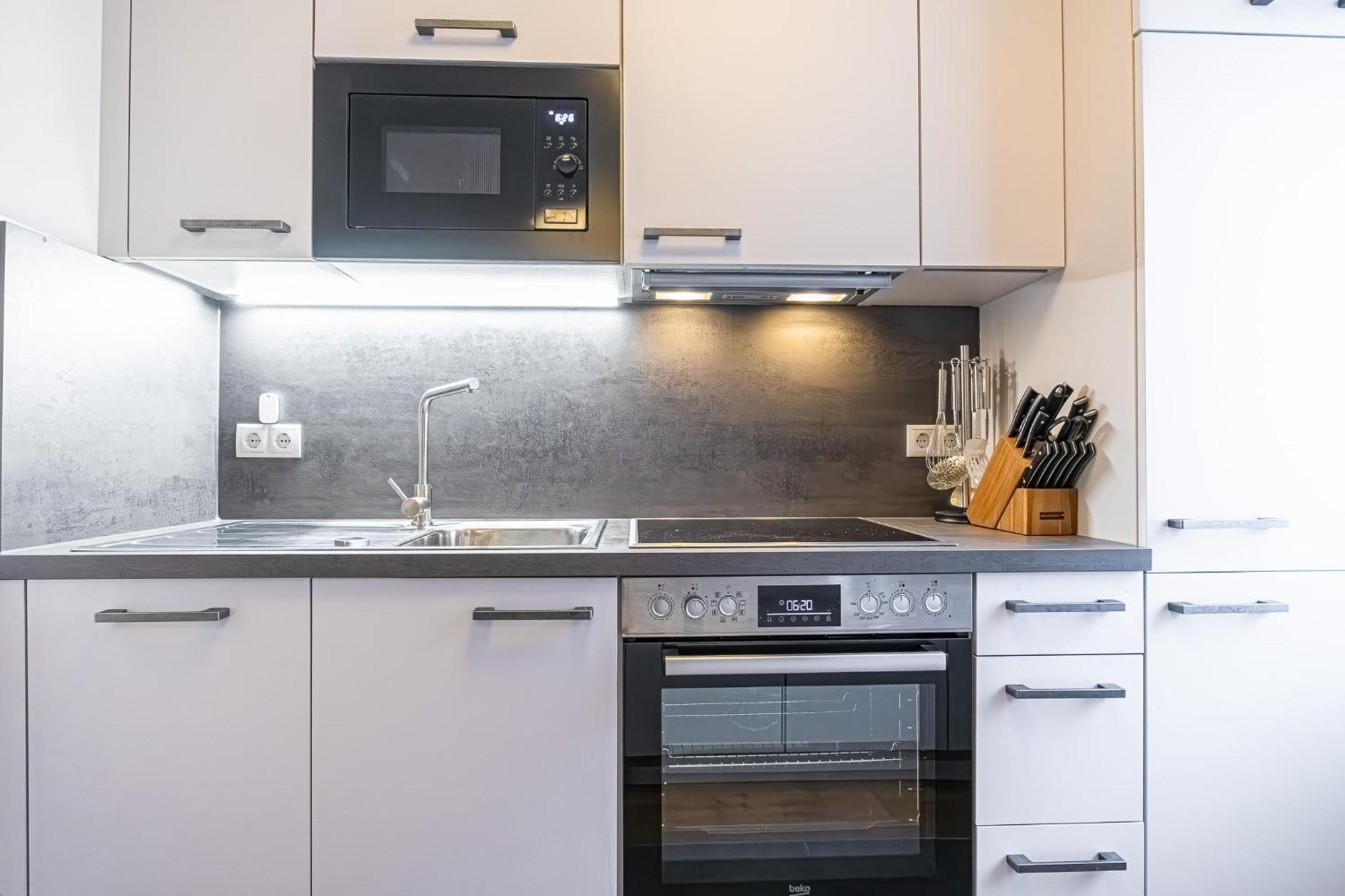 Charming 1Br And 1Lr Apt Modern Design Donaustadt Vídeň Exteriér fotografie