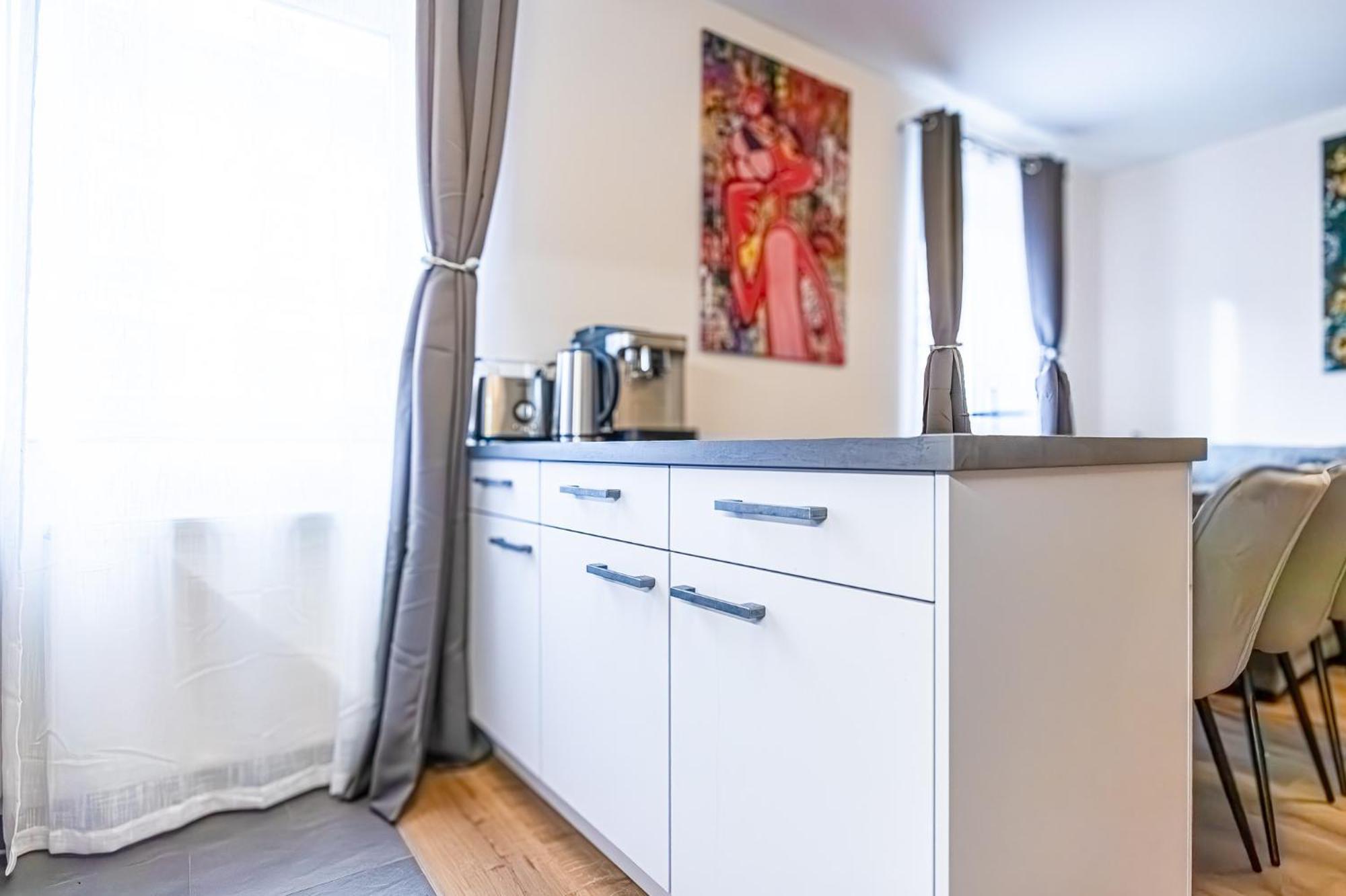 Charming 1Br And 1Lr Apt Modern Design Donaustadt Vídeň Exteriér fotografie