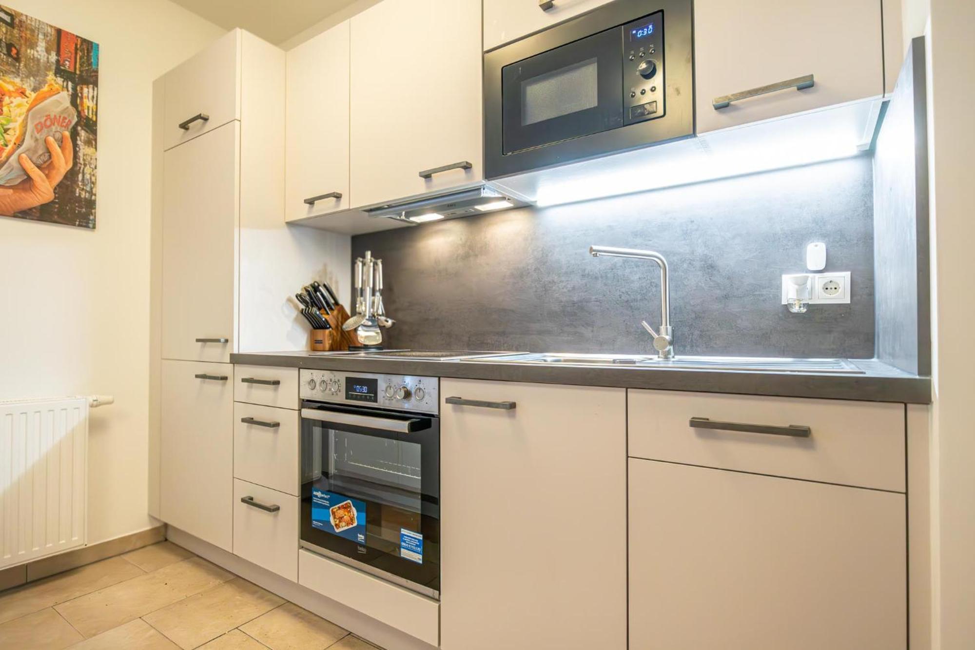 Charming 1Br And 1Lr Apt Modern Design Donaustadt Vídeň Exteriér fotografie