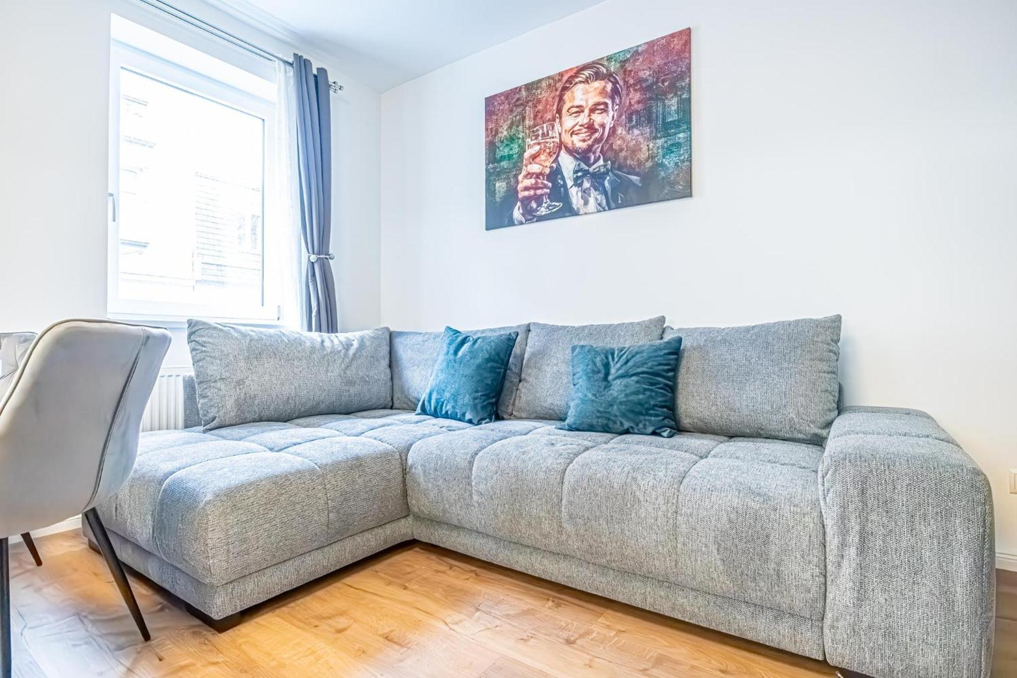 Charming 1Br And 1Lr Apt Modern Design Donaustadt Vídeň Exteriér fotografie
