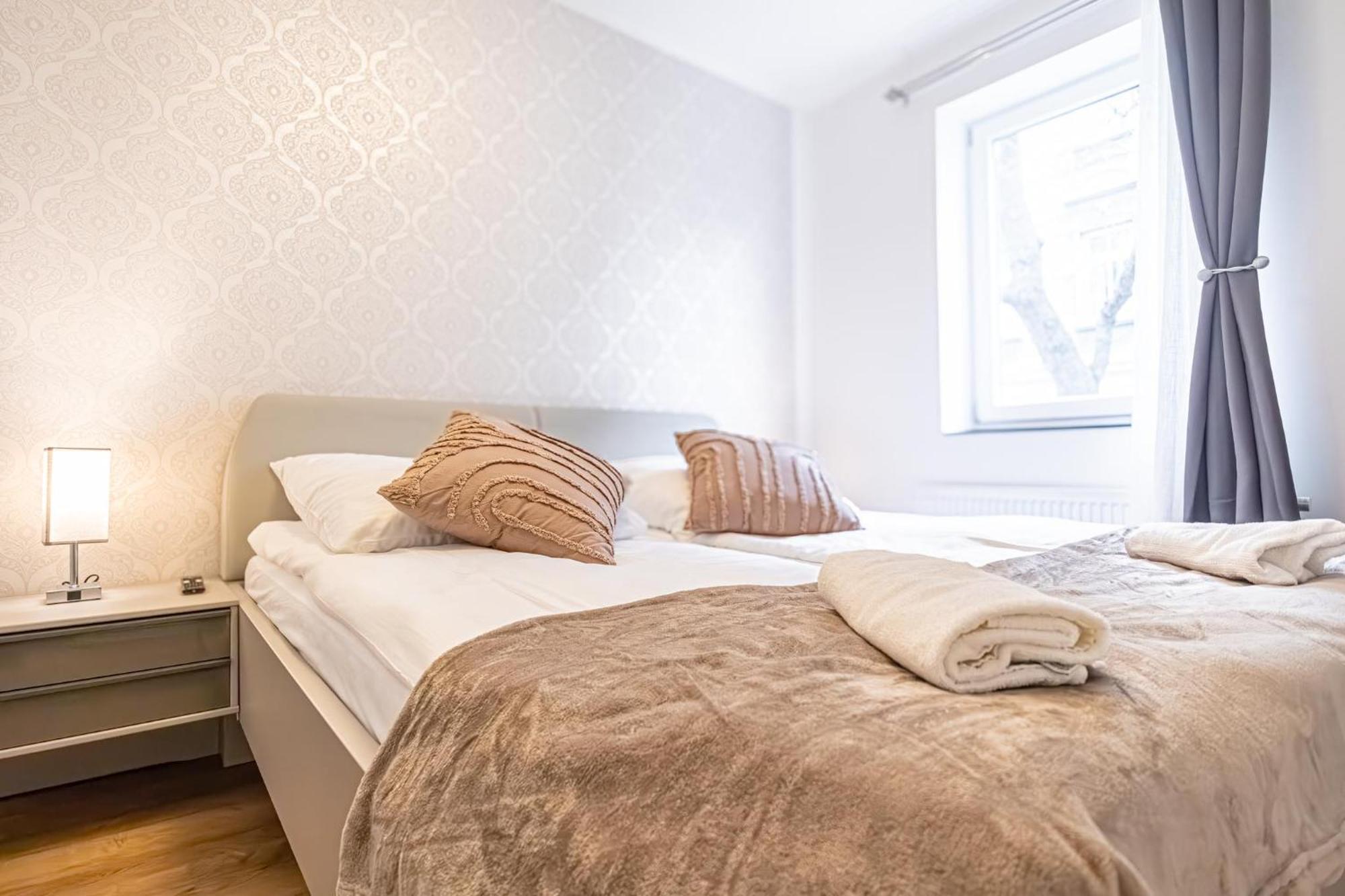 Charming 1Br And 1Lr Apt Modern Design Donaustadt Vídeň Exteriér fotografie