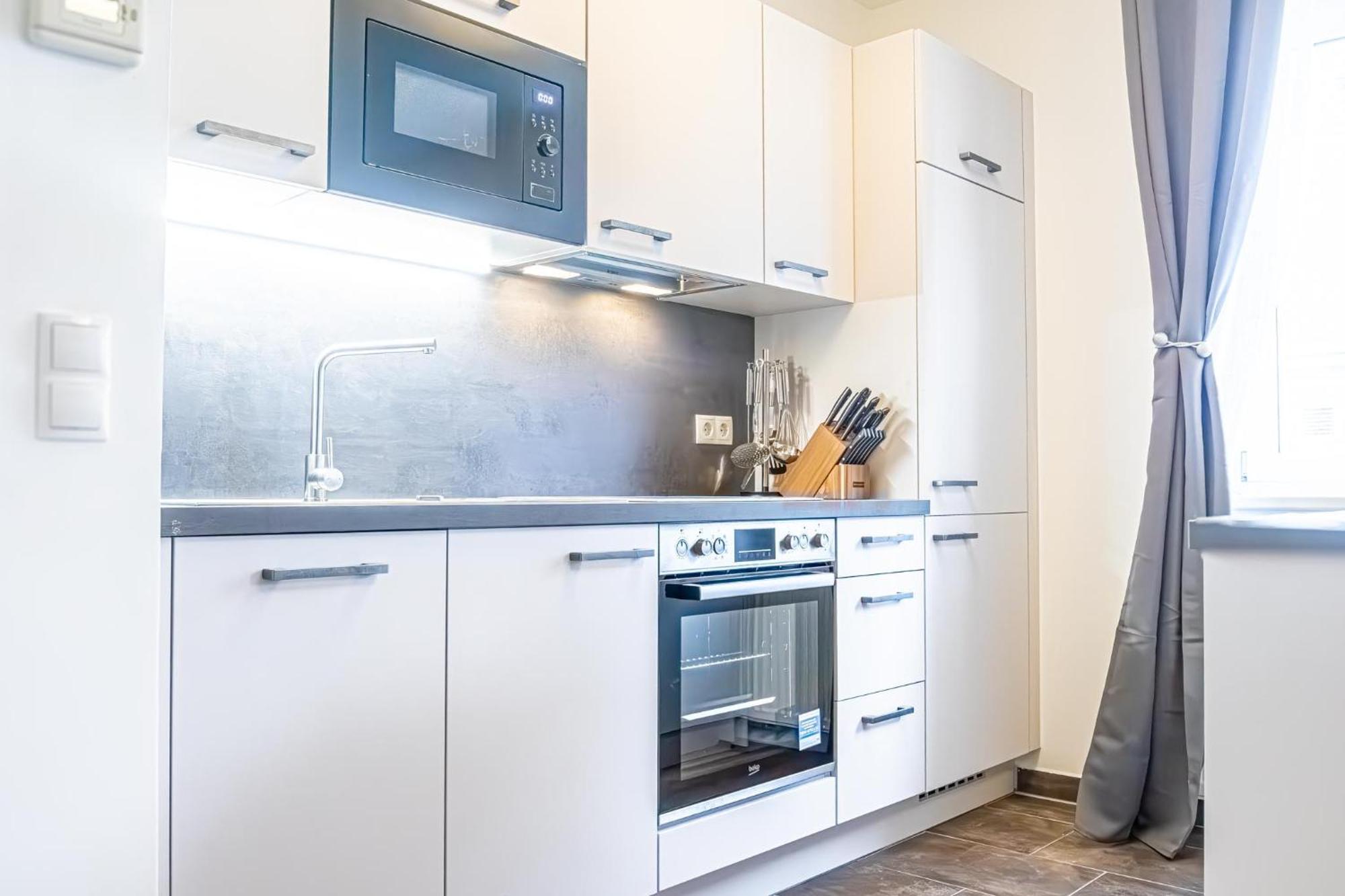 Charming 1Br And 1Lr Apt Modern Design Donaustadt Vídeň Exteriér fotografie