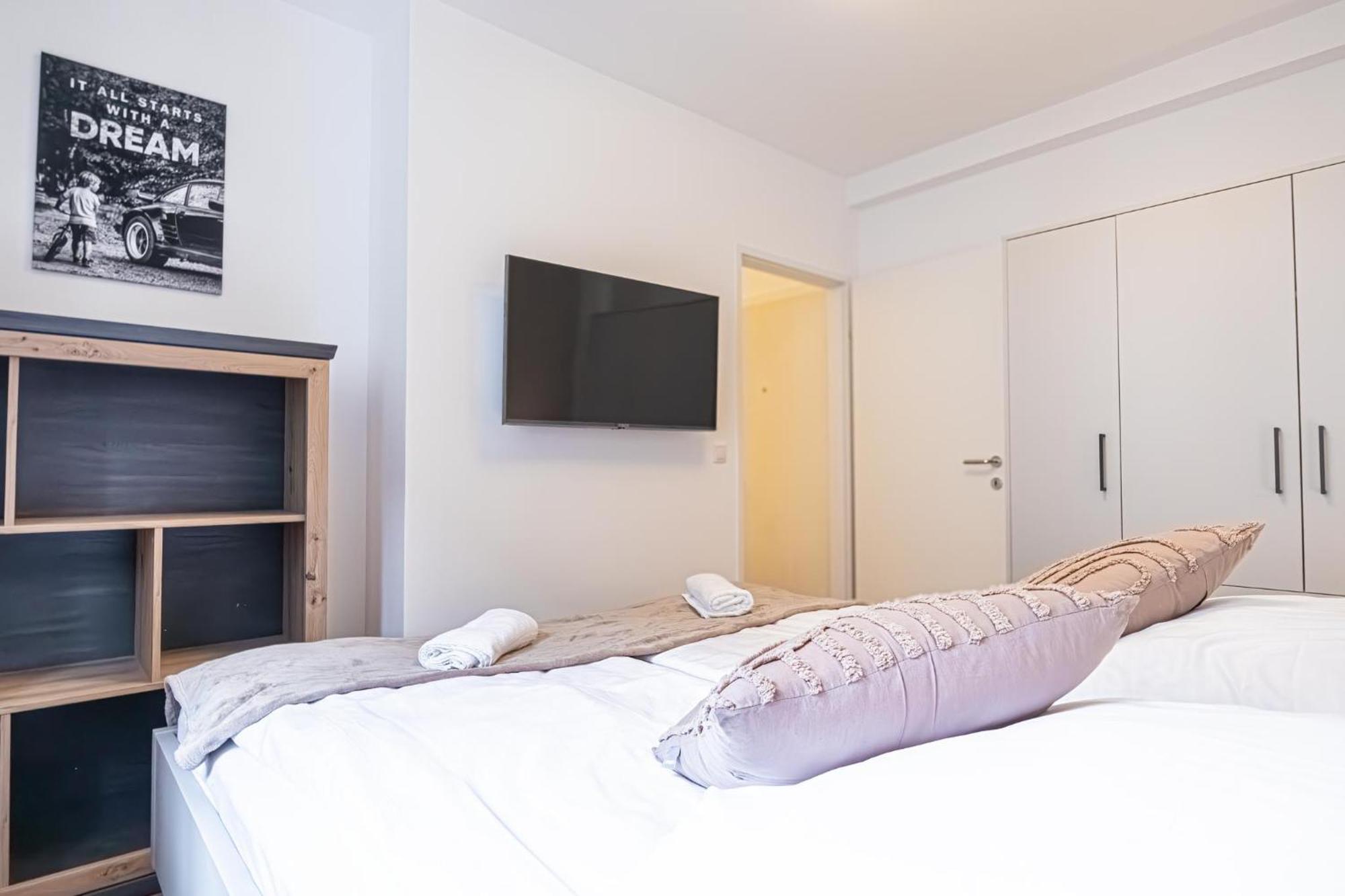 Charming 1Br And 1Lr Apt Modern Design Donaustadt Vídeň Exteriér fotografie
